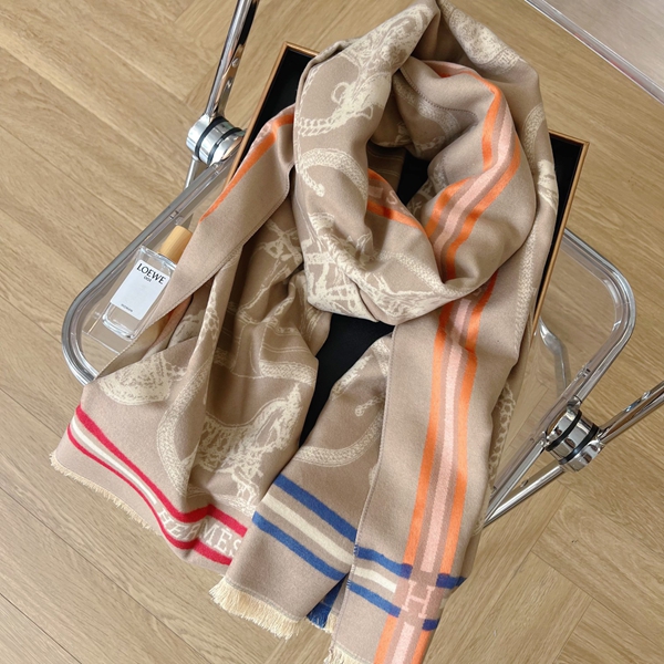 ブランドマフラー細部ディテール